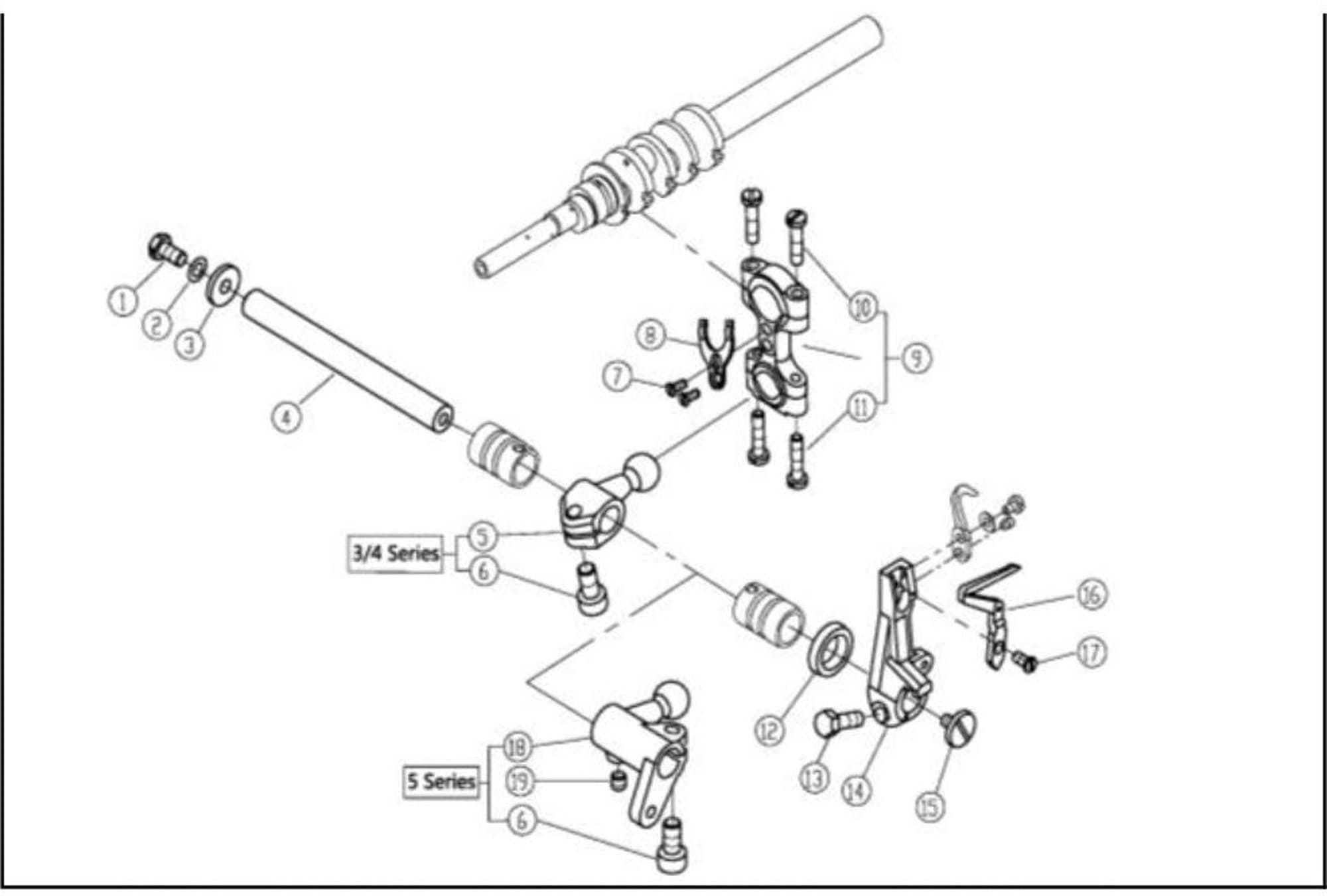 13 Lower Looper Drive Mechanism