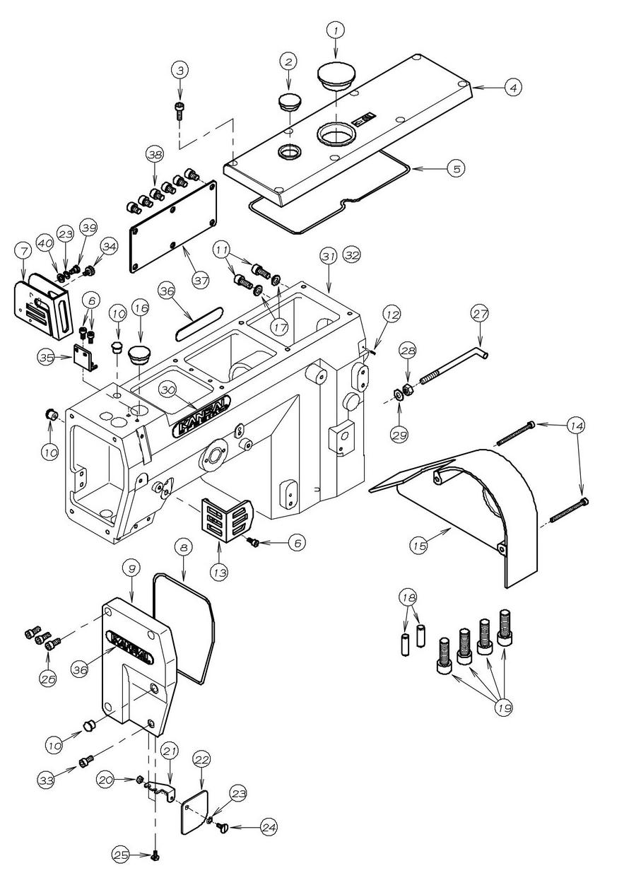 1 FRAME ASSEMBLY