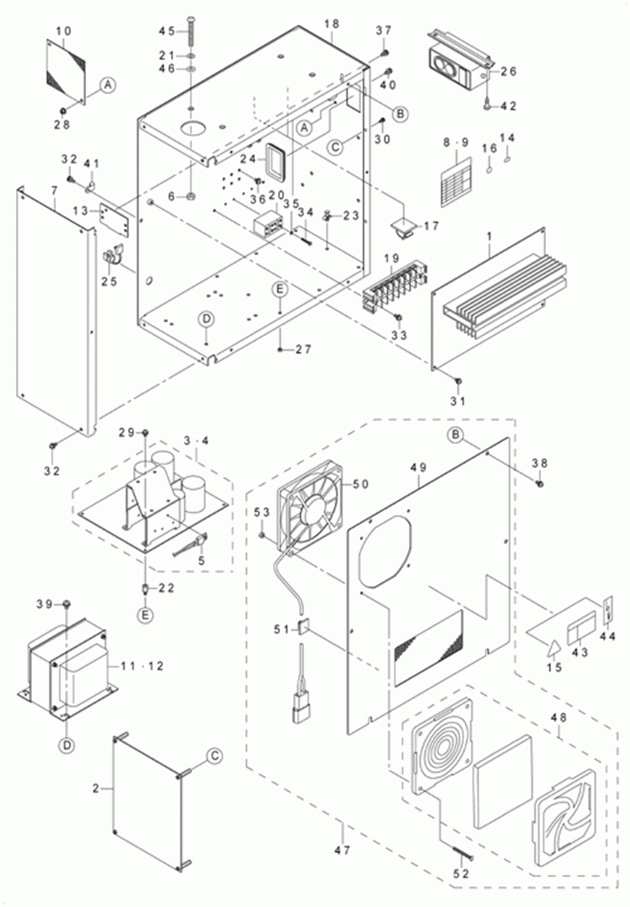 LK-1910 - 15.CONTROL BOX COMPONENTS