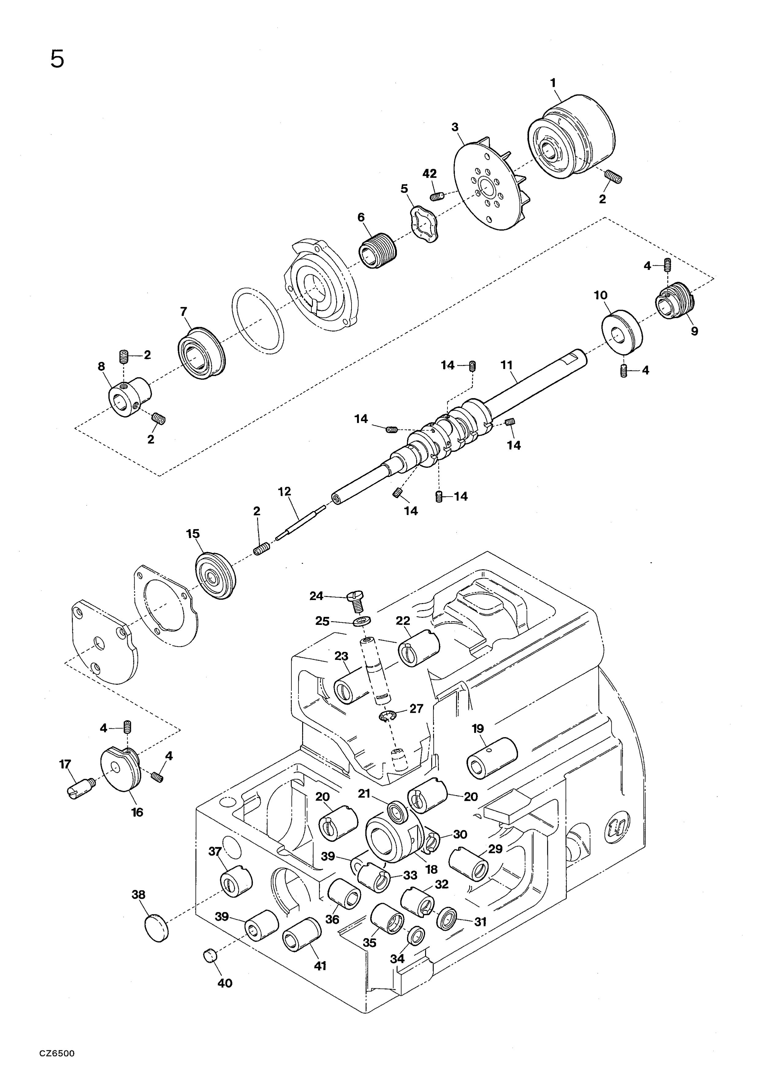 5 MISCELLANEOUS CRANKSHAFT BUSHINGS