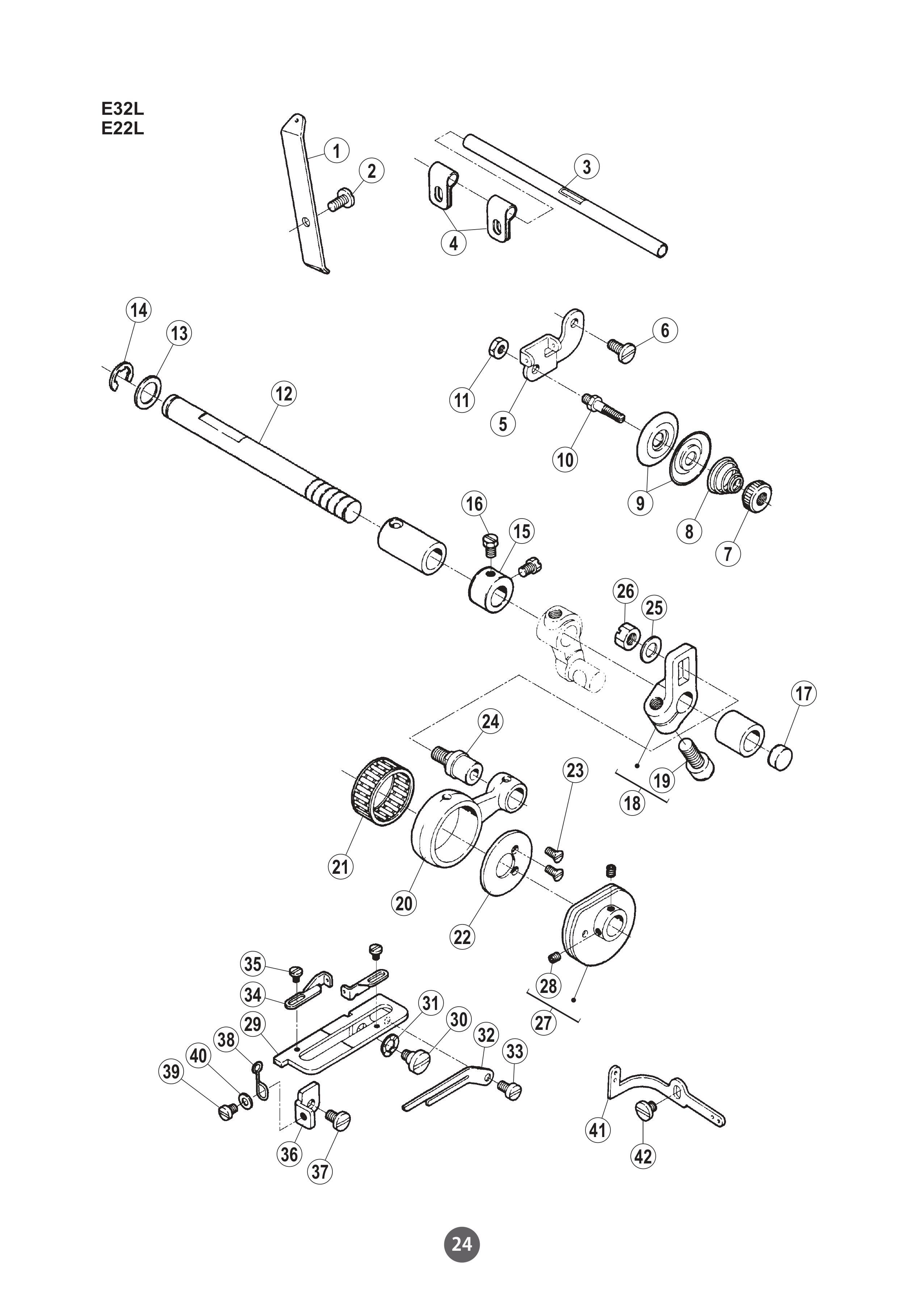 12 CHAINSTITCH LOOPER DRIVE MECHANISM фото