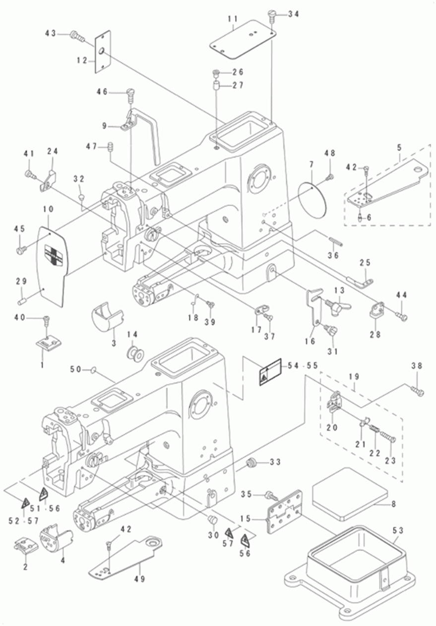 DSC-246 - 1.FRAME & MISCELLANEOUS COVER COMPONENTS